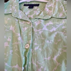 Brooks Brothers Light Green and White Shirt